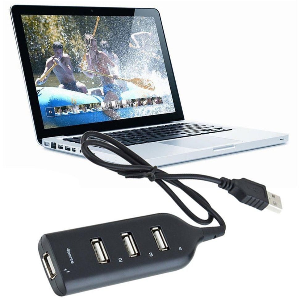 ebamaz 4 Port USB 2.0 High Speed USB HUB Laptop PC Slim Smallest Mini USB Splitter