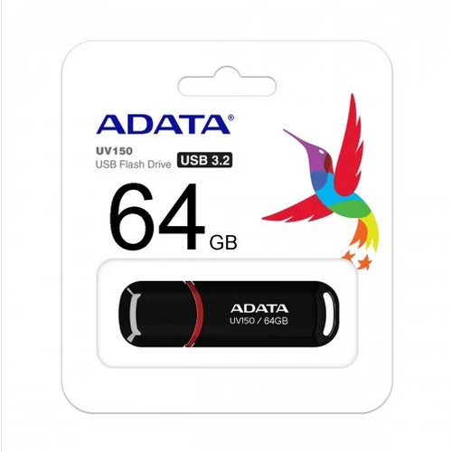 Adata UV150 64GB Black USB 3.2 Pen Drive
