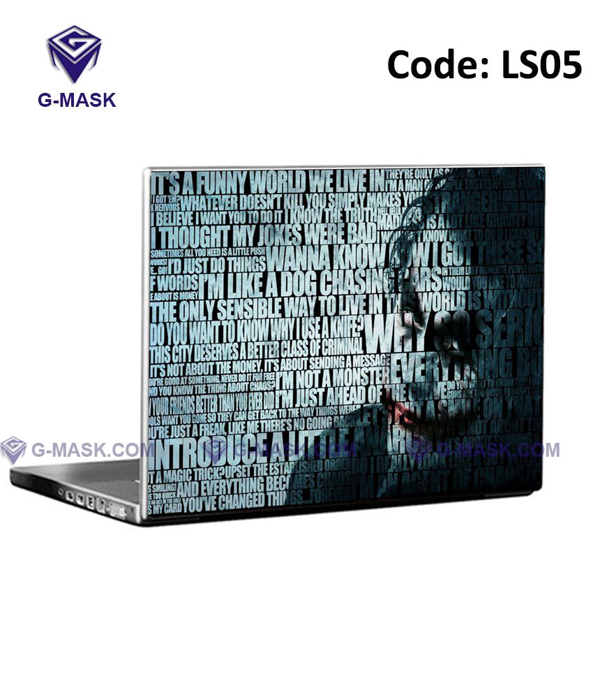 Joker Laptop Sticker Laptop Skin Sticker - Laptop Sticker