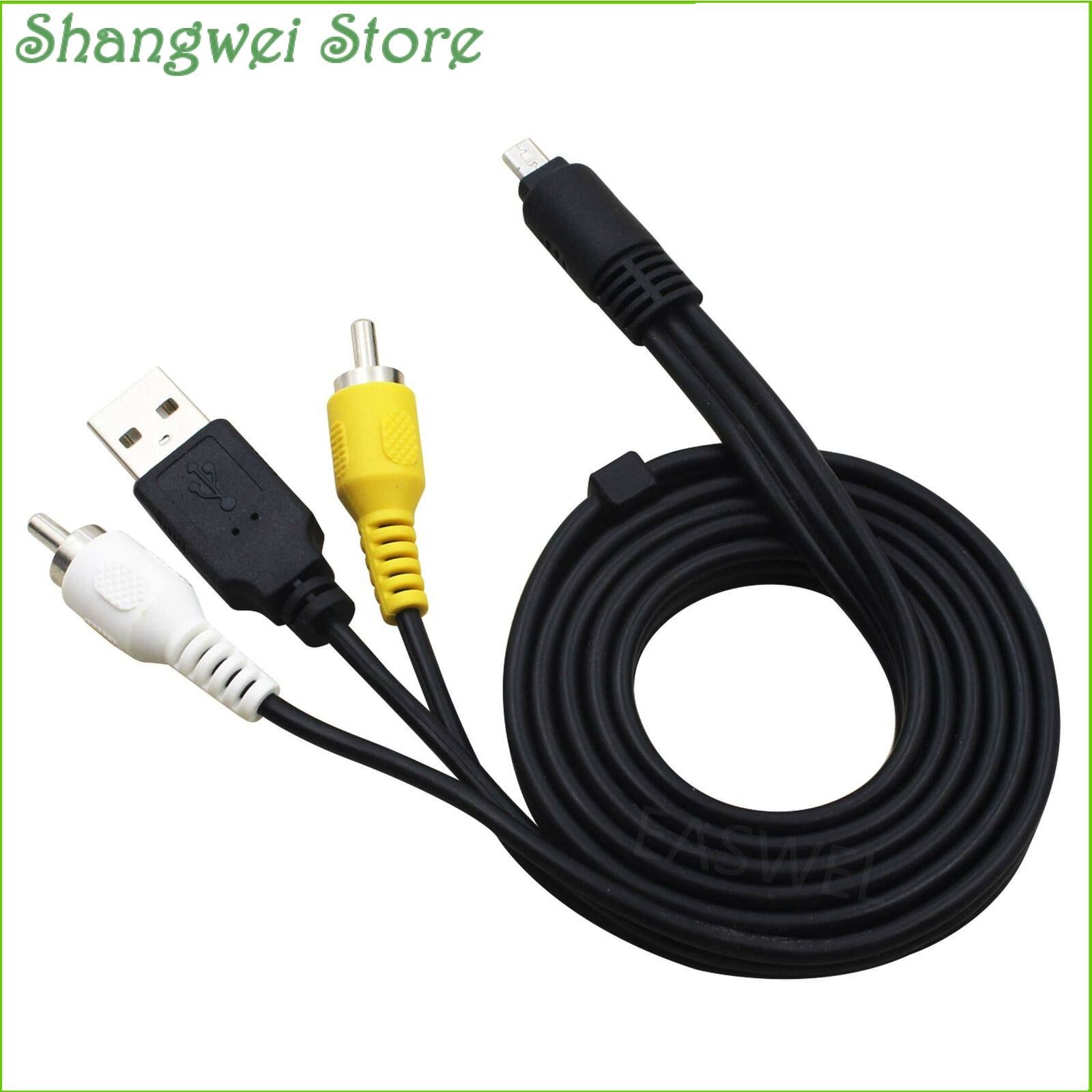 AV Audio VIDEO TV Cable USB Charger Cord For Nikon CoolPix L110 L120 Camera
