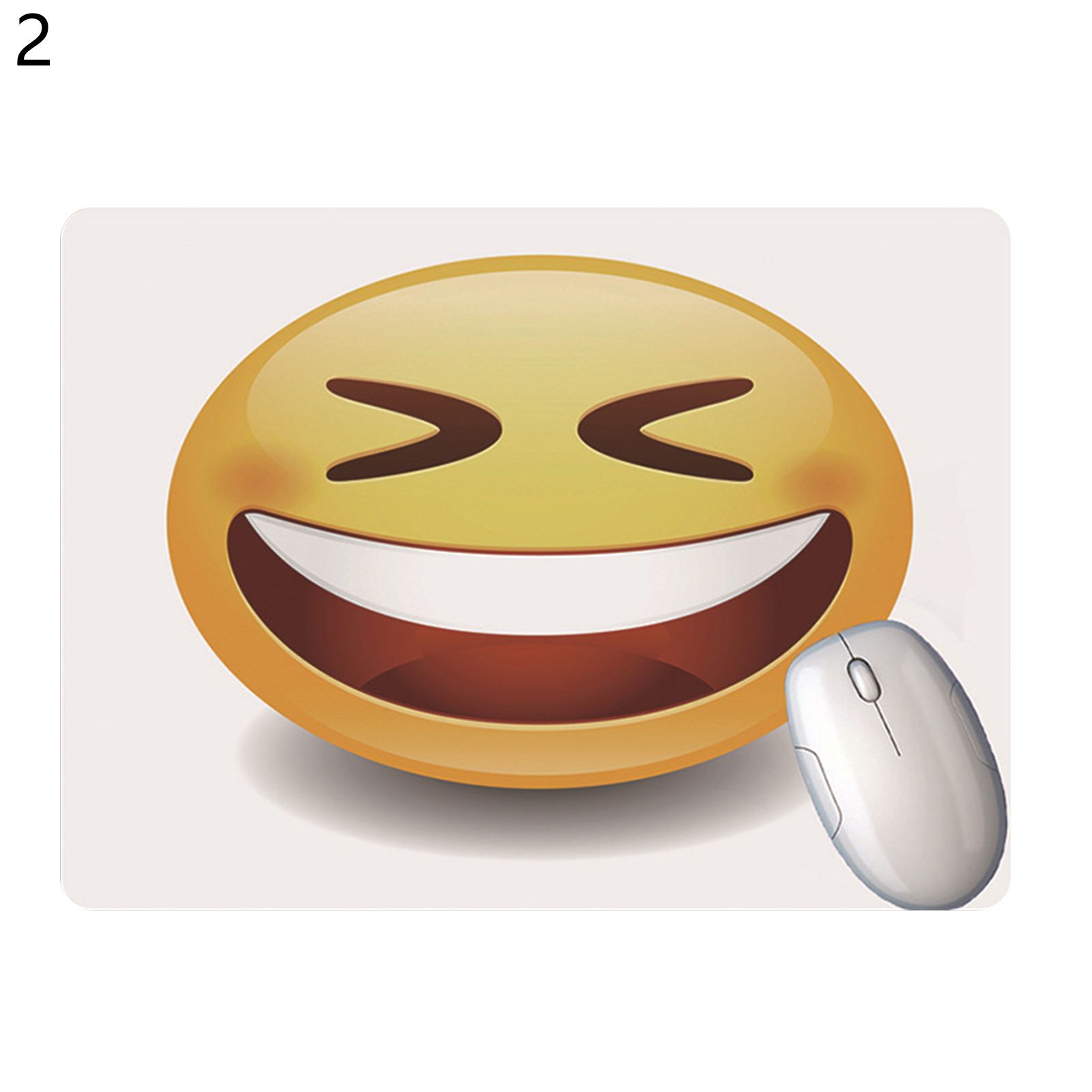 Desk Mouse Pad User-friendly Expression Pattern PC Mouse Cushion