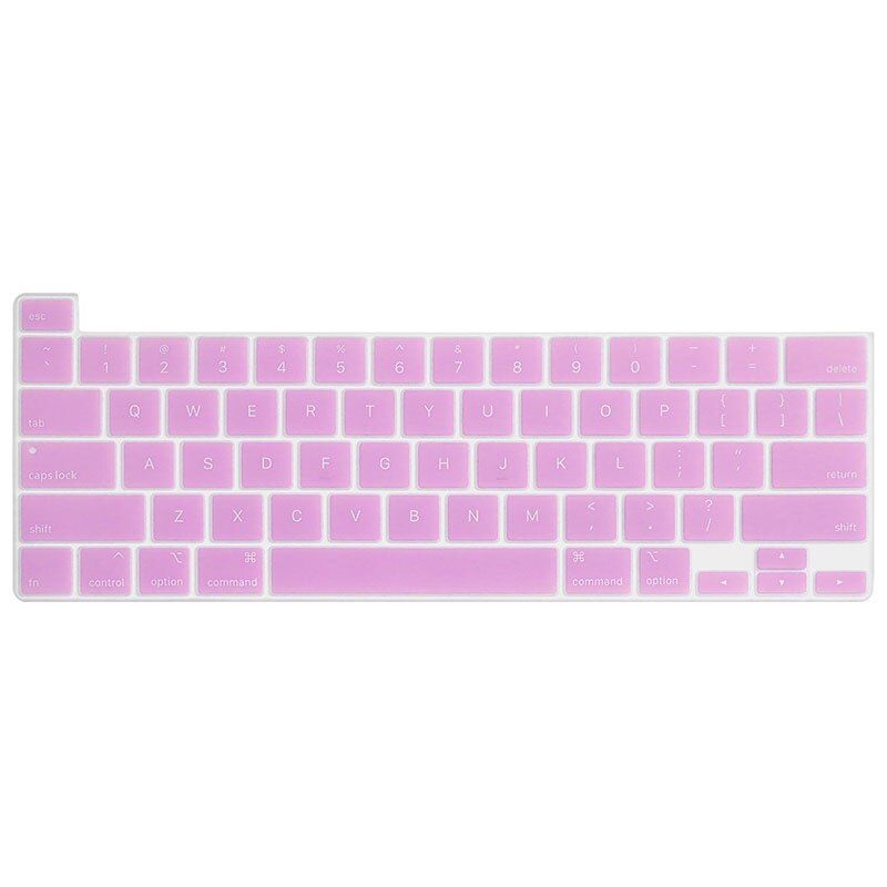 For MacBook  Pro 16 Inch 2019 With Touch Bar and Touch ID A2141 Cream Design Silicone English Keyboard Skin Cover