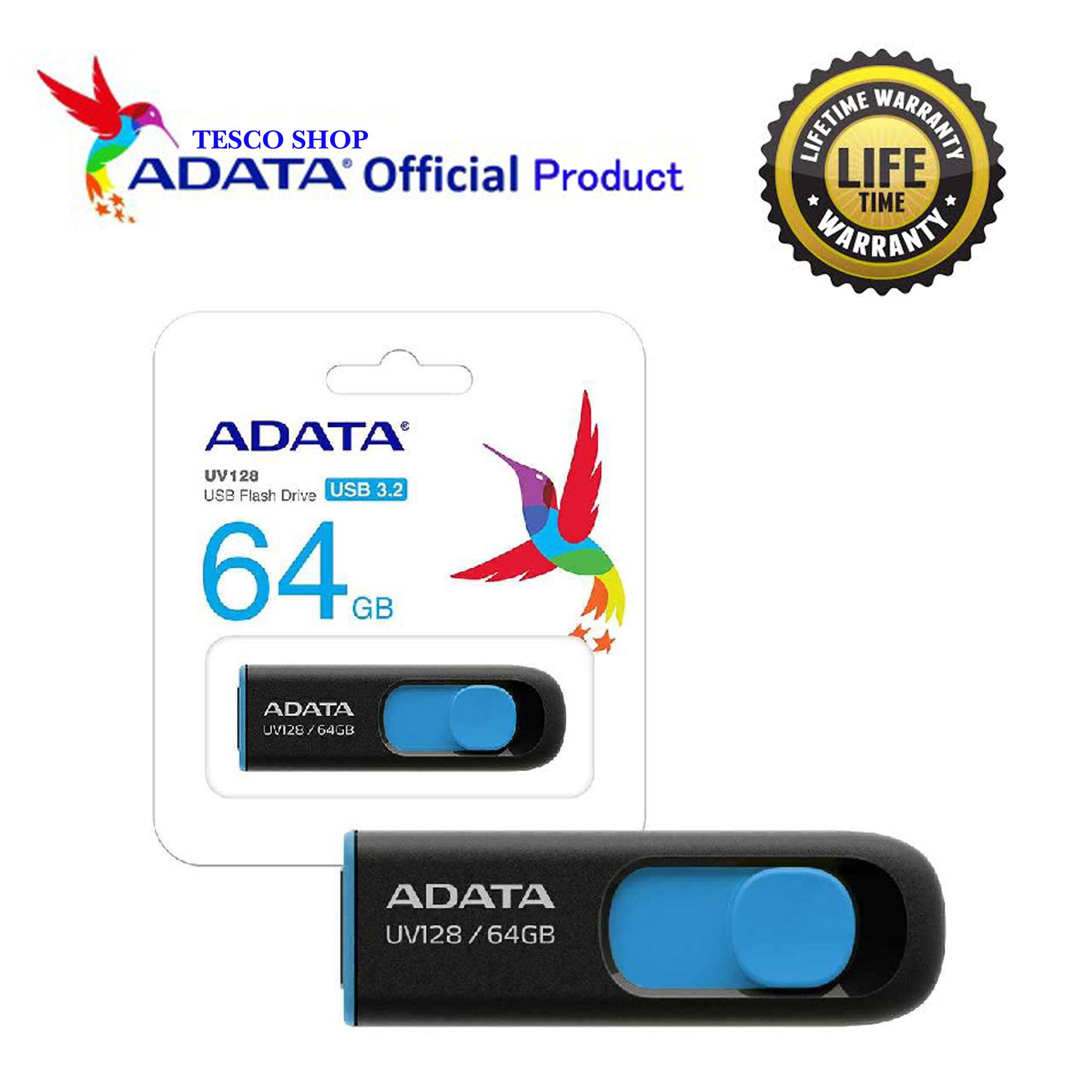 ADATA 64 GB UV128 USB 3.2 Pen Drive