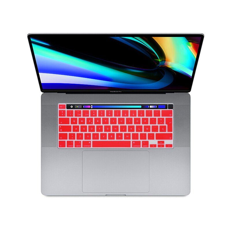 HRH Color Silicone Spanish Keyboard Skin Cover EU Version For MacBook  Pro 16 2019 A2141 M1 Chip A2338/A2251/A2289 2020+