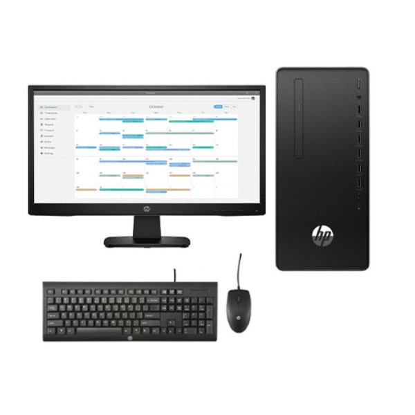 HP 280 Pro G8 11th Gen i5-11500, 8GB, 1TB HDD, W10H, Micro Tower PC with 19.5 Inch Monitor