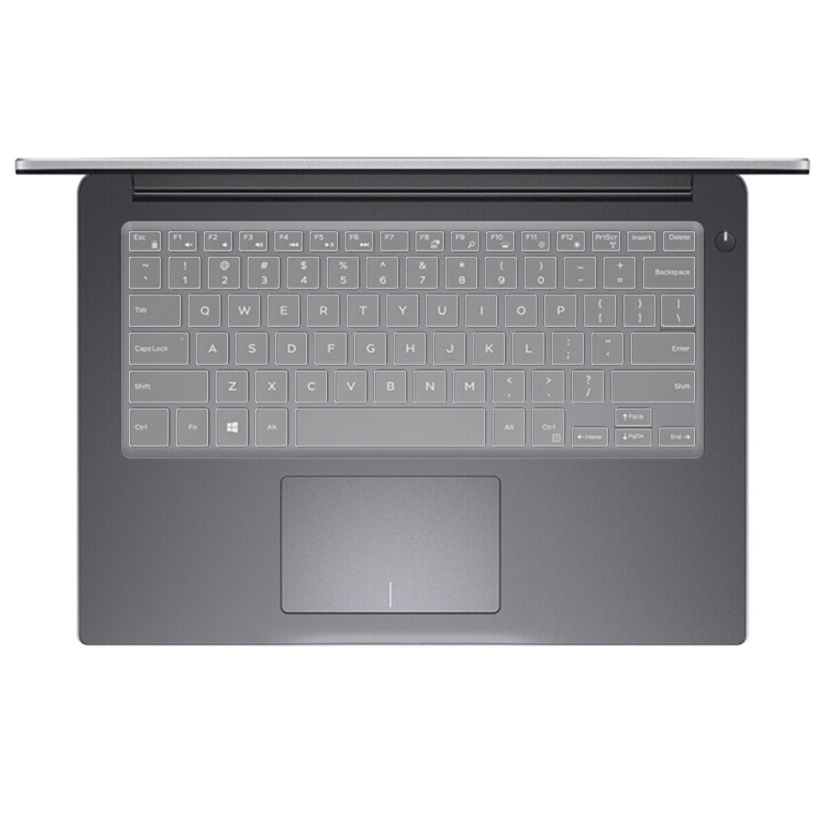 HRH Stylish Design Ultra-thin Durable English Silicone Laptop Keyboard Skin Cover for Dell 7000 VOSTRO13-5370