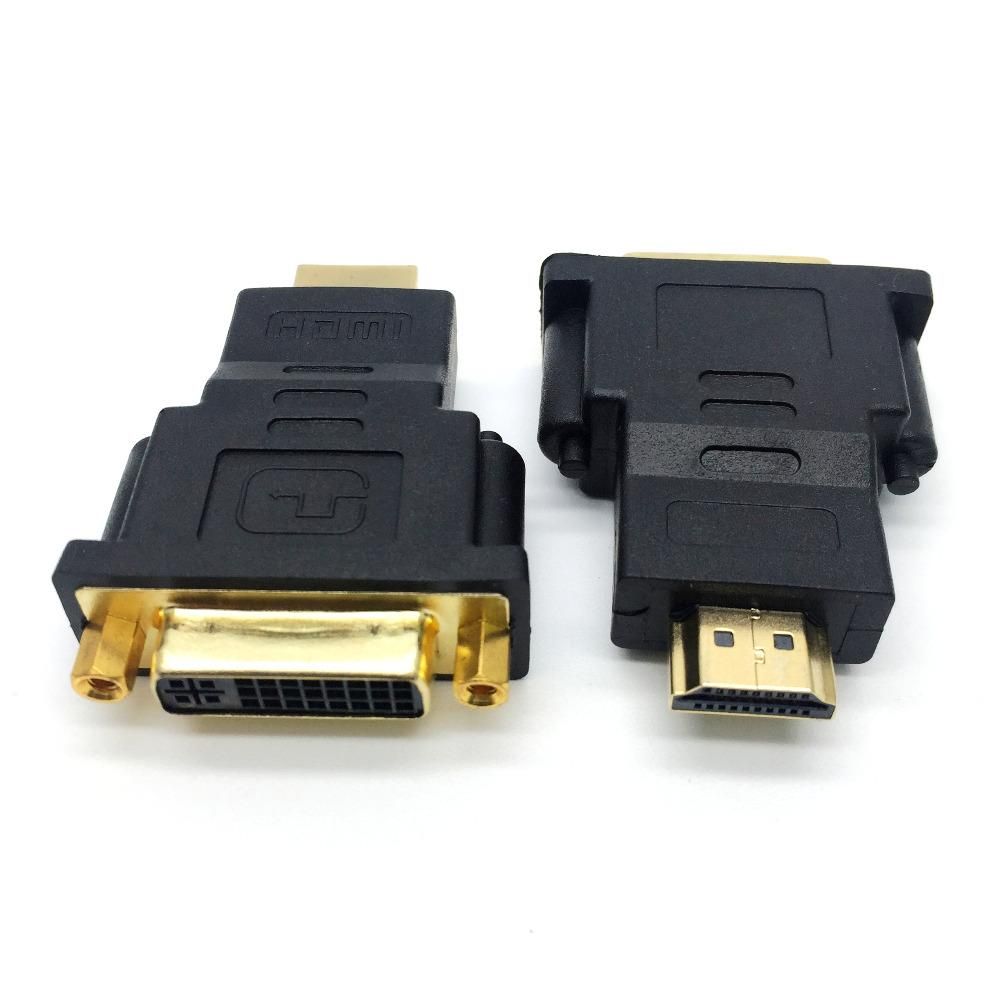 CY DVI D Female from HDMI Mail Converter Adapter-Black