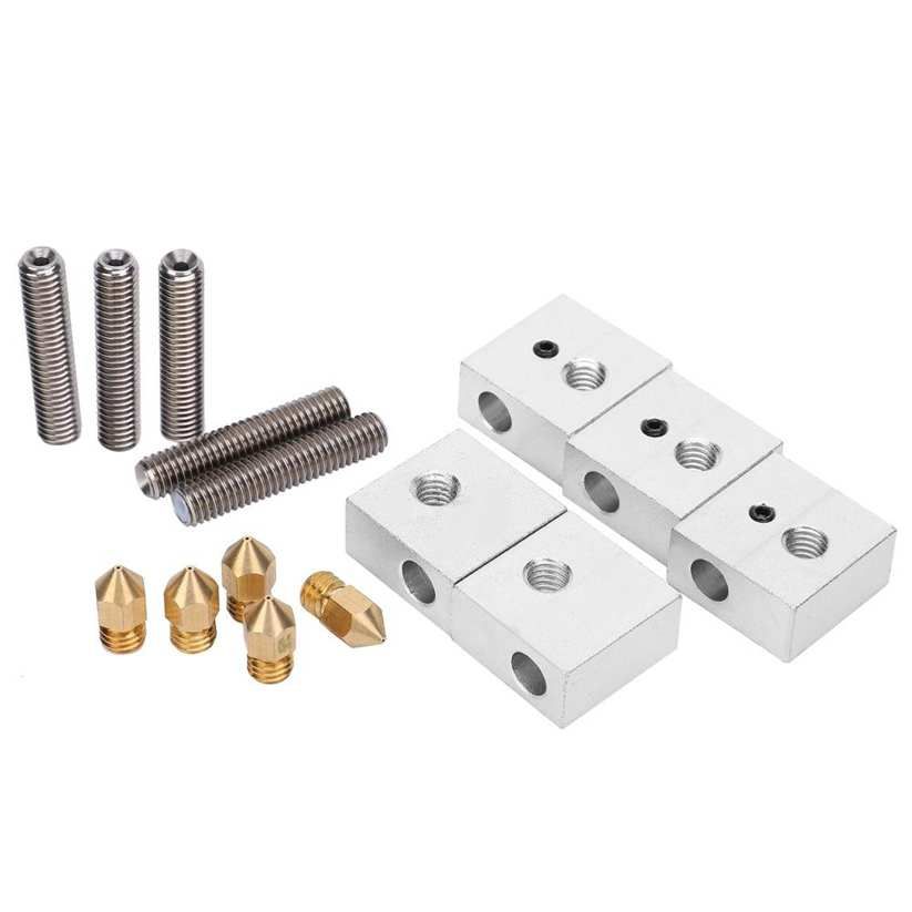Heating Block Aluminum for Makerbot/MK7/MK8 Hot End 3D Printer Nozzle Accessories
