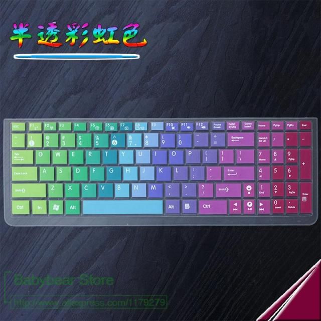 Keyboard Cover Protectors Skin Guard Silicone High Clear For Asus K501 K501Lb K501Lx K501Ux K501Ub K501Uw K501Uq 15.6 Inch