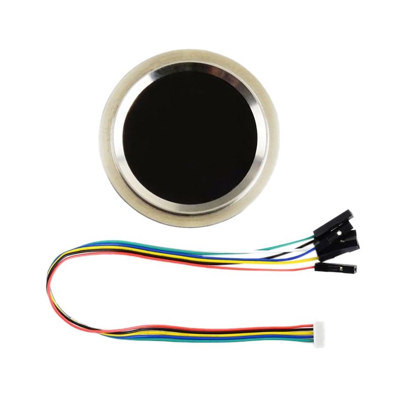 Waveshare Round-Shaped All-In-One UART Capacitive Fingerprint Sensor