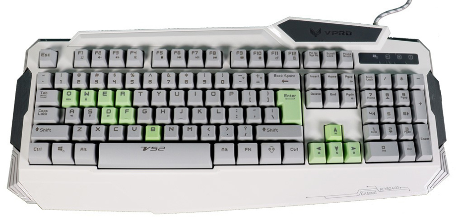 Rapoo VPRO V52 White Backlight Gaming Keyboard
