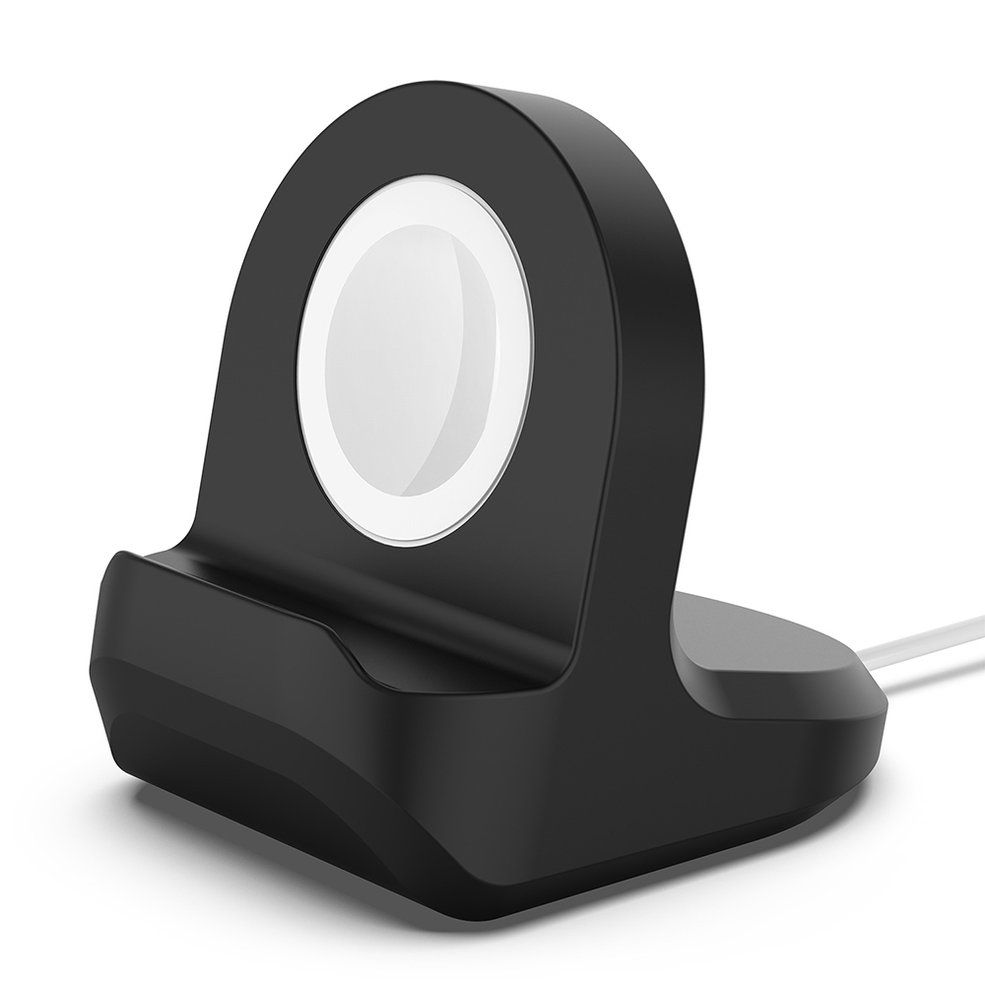 Rechargeable silicone stand  Holder Station Dock Charger Cable holder Dock Bracket Bases for Apple Watch