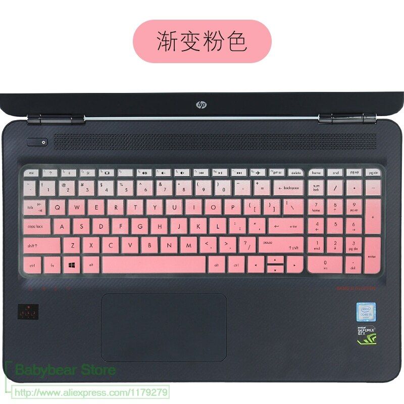 17'' 17.3'' Silicone Keyboard Protector cover for 2016 2017 HP Pavilion 17 OMEN 17t ENVY 17z m7-n m7 17t-n 17-s series