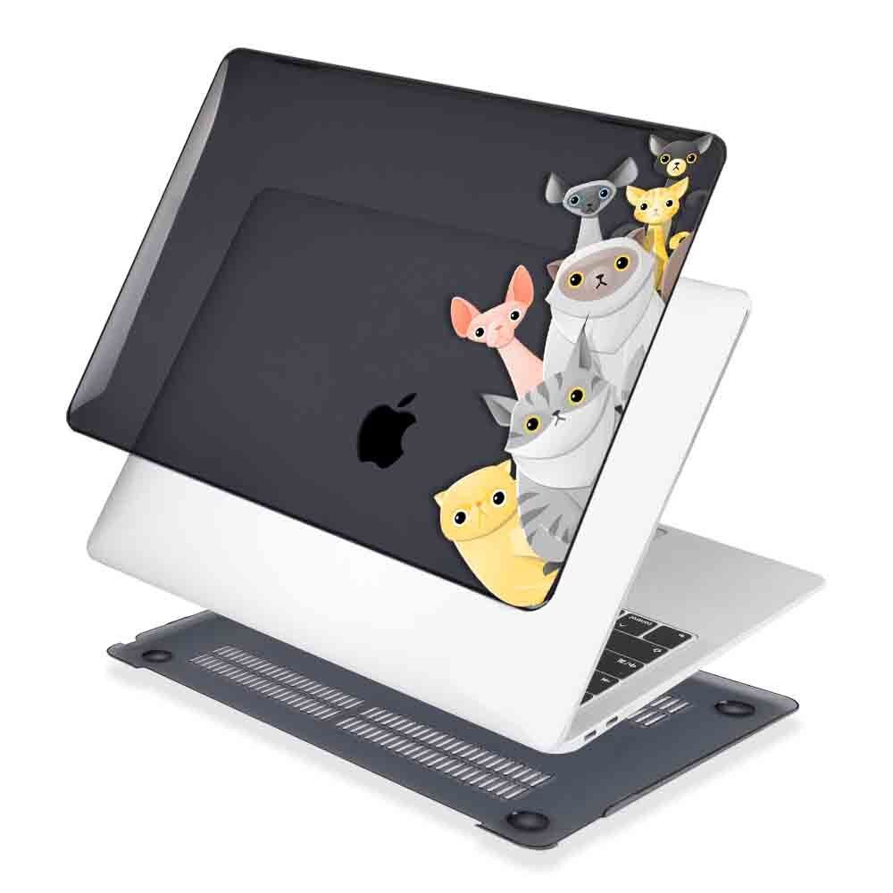 Redlai Lovely Cat Dog Case For Macbook Air Pro Retina 11 12 13 15 16 inch Touch Bar A2289 A2338 2020 Air 13" A2337 A2179 Cover