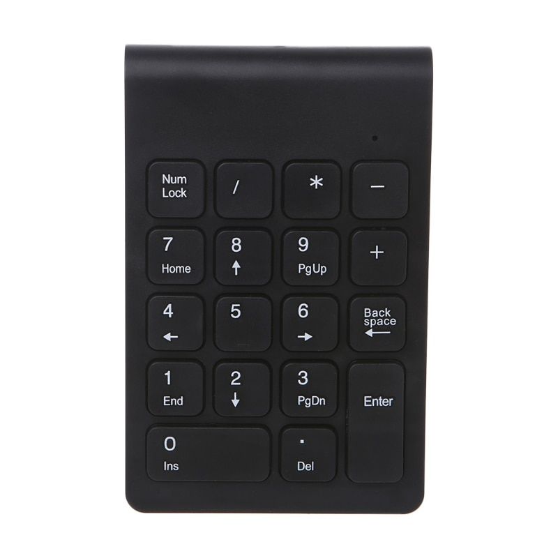 Portable 2.4G Wireless Digital Keyboard USB Number Pad 18 Keys Numeric Keypad