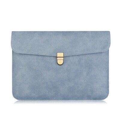 Fashion Waterproof Matte PU Leather Sleeve Laptop Bag For Macbook Pro 13 Air 13 14 15 Case For Xiaomi Mi Notebook 13.3 Cover