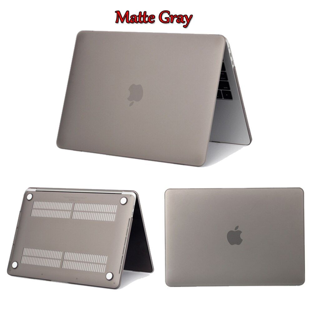 For Macbook Air Retina 11 12 13.3 16 " Crystal Clear Cover for Macbook Air Pro 13 15 Touch Bar/Touch ID 2019 A1932 A2159 A1990