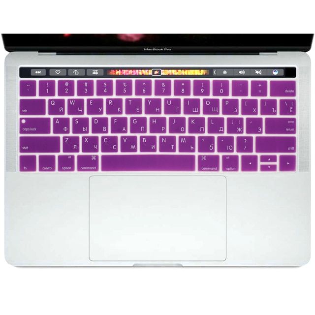 Silicone Keyboard Cover Skin For MacBook pro 15.4''   2020 a1990  2020 A1707 Us Russian Russia Language