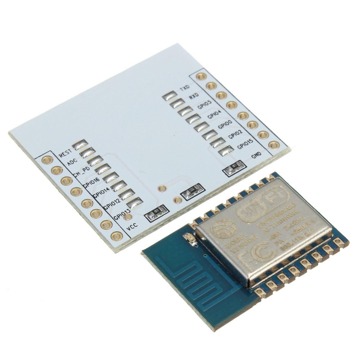 ESP8266 Esp-12 Remote Serial Port WIFI Module with IO adapter plate Expansion