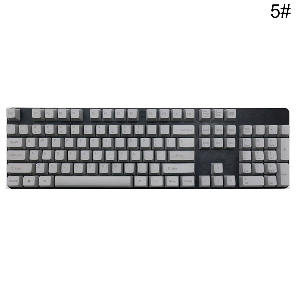 108Pcs/Set PBT Color Matching Key Cap Keycaps for Cherry MX Mechanical Keyboard