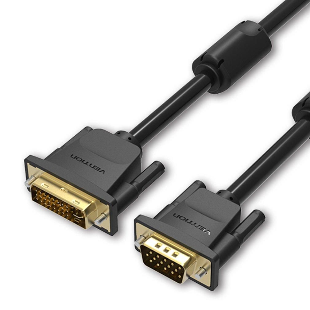 Vention DVI To VGA Cable 24+5 Pin Male 1080P HD Adapter