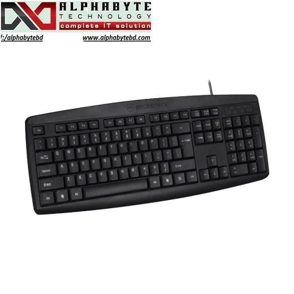 Micropack K203 Black Basic USB Keyboard