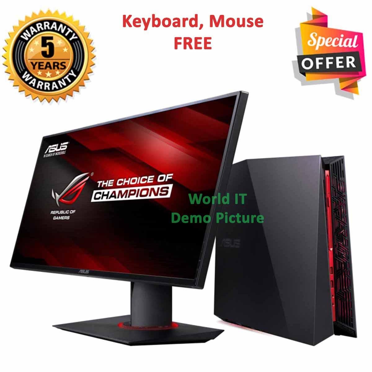 Intel® Dual Core RAM 8GB HDD 1000GB (1TB) Graphics  Built in and Monitor 19’’ Gaming PC Windows 10 64 Bit NEW Desktop Computer 2021