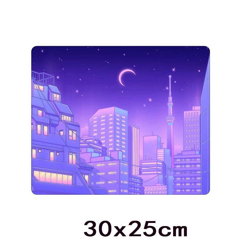Cartoon Pink Mouse Pad House Large Durable Rubber Gaming Mouse Pad Anime Computer Mat large mouse pads keyboard pad
