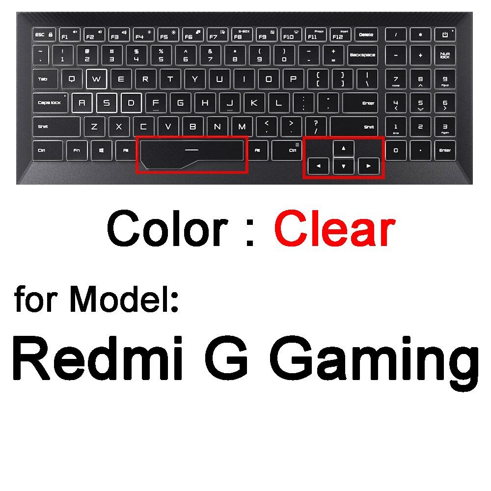 Keyboard Cover for Redmi RemiBook Air 13 Pro 14 II 15 16 G Gaming Laptop Clear Black Protector Skin Film Silicone TPU Notebook