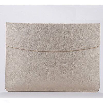 Slim PU Leather Sleeve Laptop Bag For Macbook Air 13 11 12  Pro 13 15 2018 2019 Case For Xiaomi Mi Notebook 13.3 15.6 Cover
