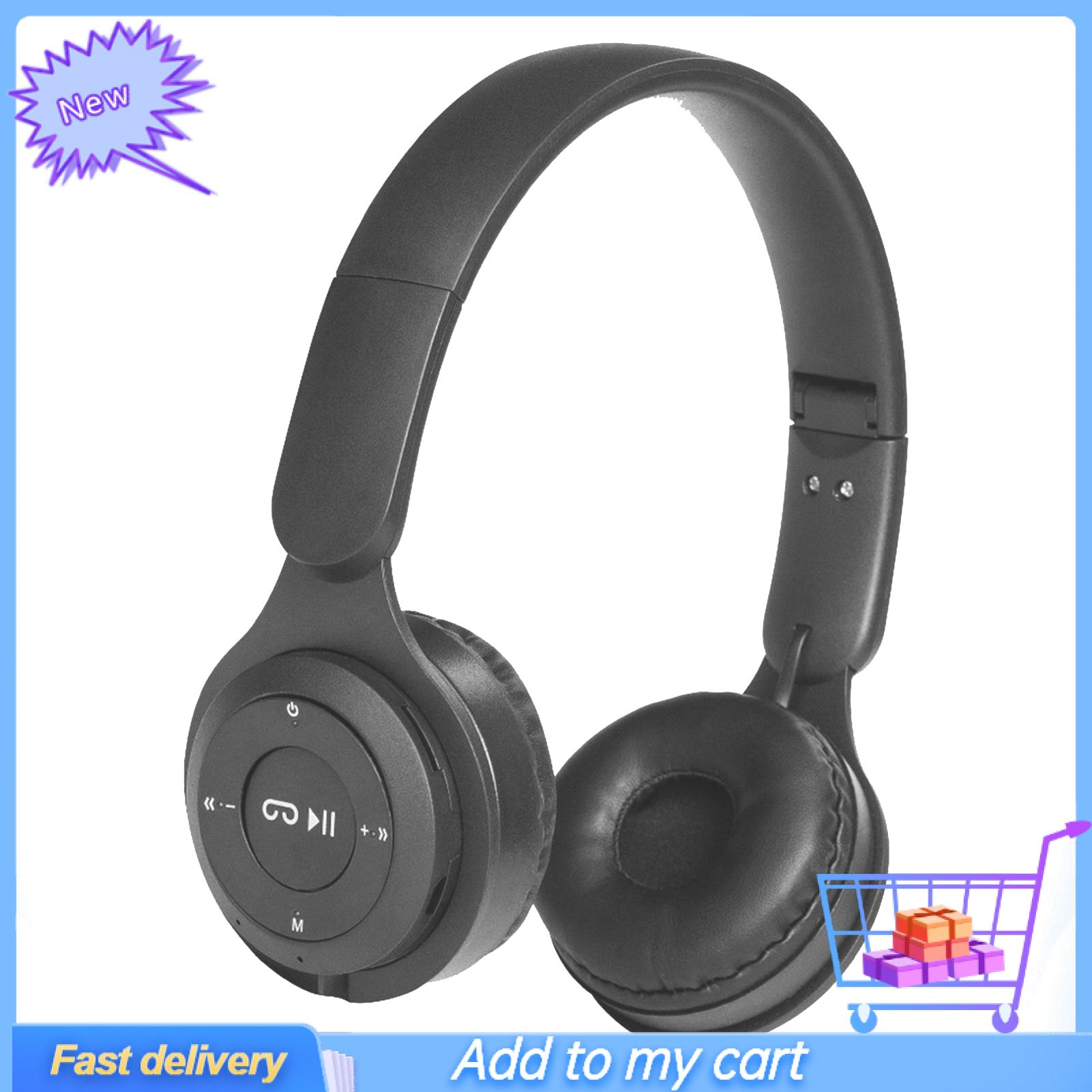 Y08 Bluetooth-compatible Headphone Foldable HiFi Ergonomic Wireless Heavy Bass Practical Headset for Gaming