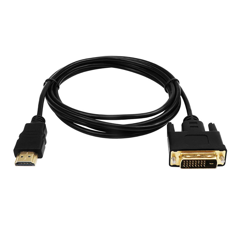 1080p DVI-D 24+1 Pin Male to VGA 15Pin Female Active Cable Adapter Converter