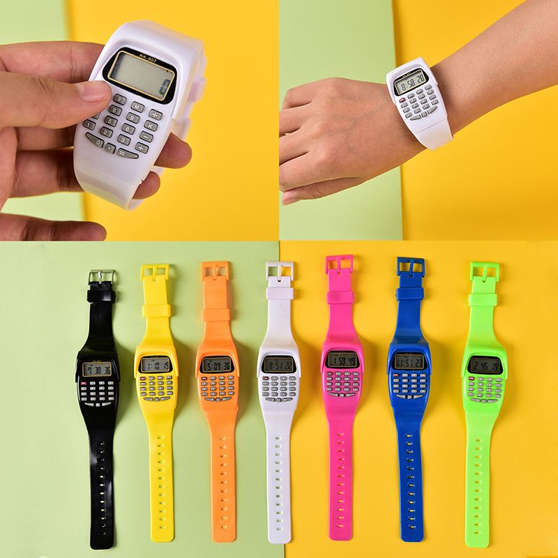 Multi-Purpose child electronic wrist watch calculator school  kids gift school