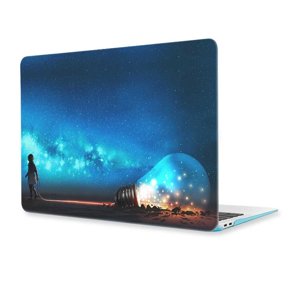 Sun Moon Print Plastic Hard Case for MacBook Air Pro Retina 11 12 13 15 16 inch Touch bar A2141 2020 A2179 A2337 A2338 Cover