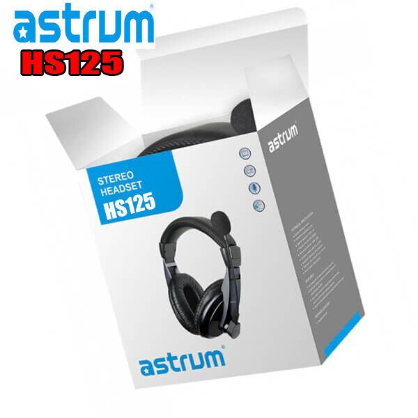 Astrum Large Stereo Headphones With Mic - HS125