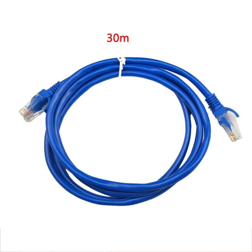5/10/15/20/25/30/50M Ethernet Internet RJ45 LAN Cable Male Connector Reticle