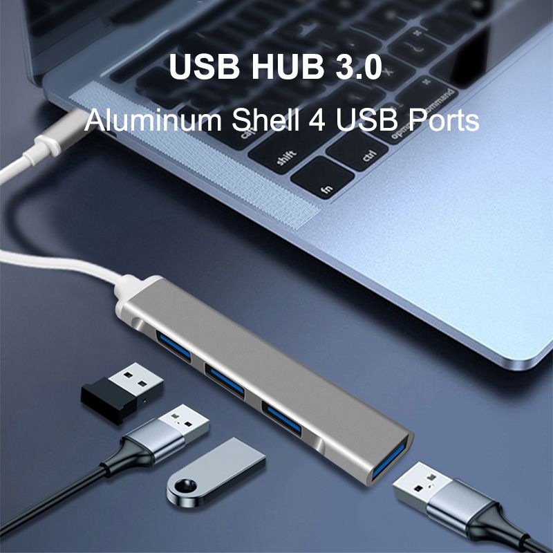 1 pcs USB C HUB 3.0 Type C 3.1 4 Port Multi Splitter Adapter OTG For Lenovo Xiaomi Macbook Pro 13 15 Air Pro PC Computer Acces