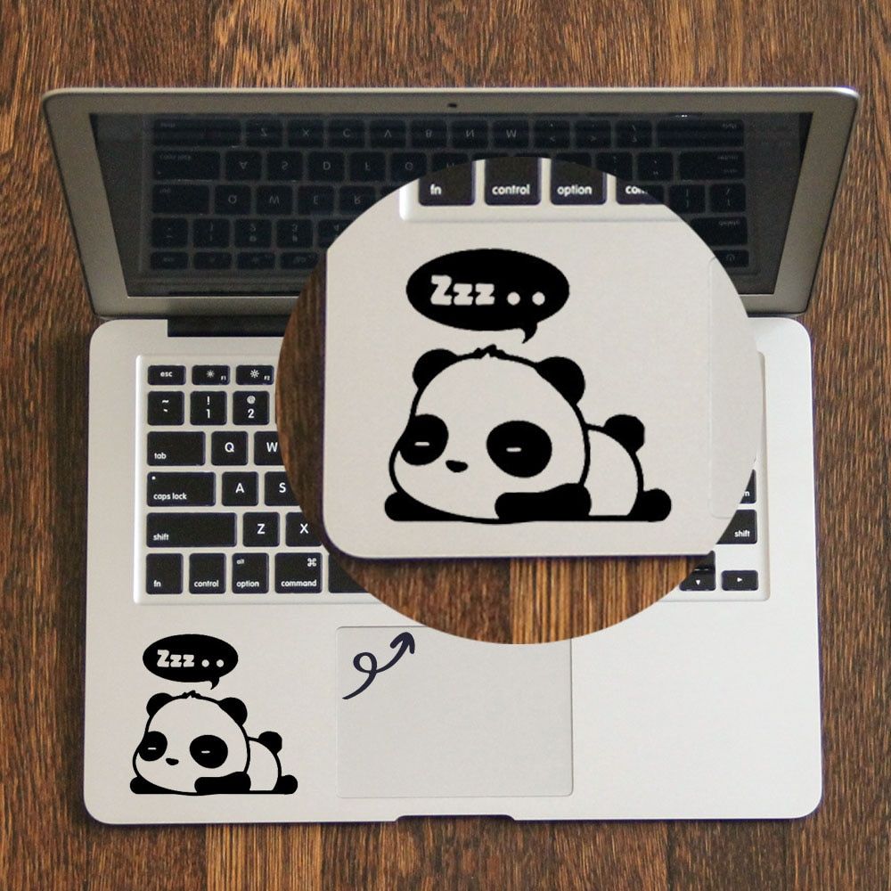 Cute Sleeping Panda Trackpad Decal Laptop Sticker for Apple Macbook Pro Air Retina 11 12 13 14 15 inch HP Mac Book Touchpad Skin