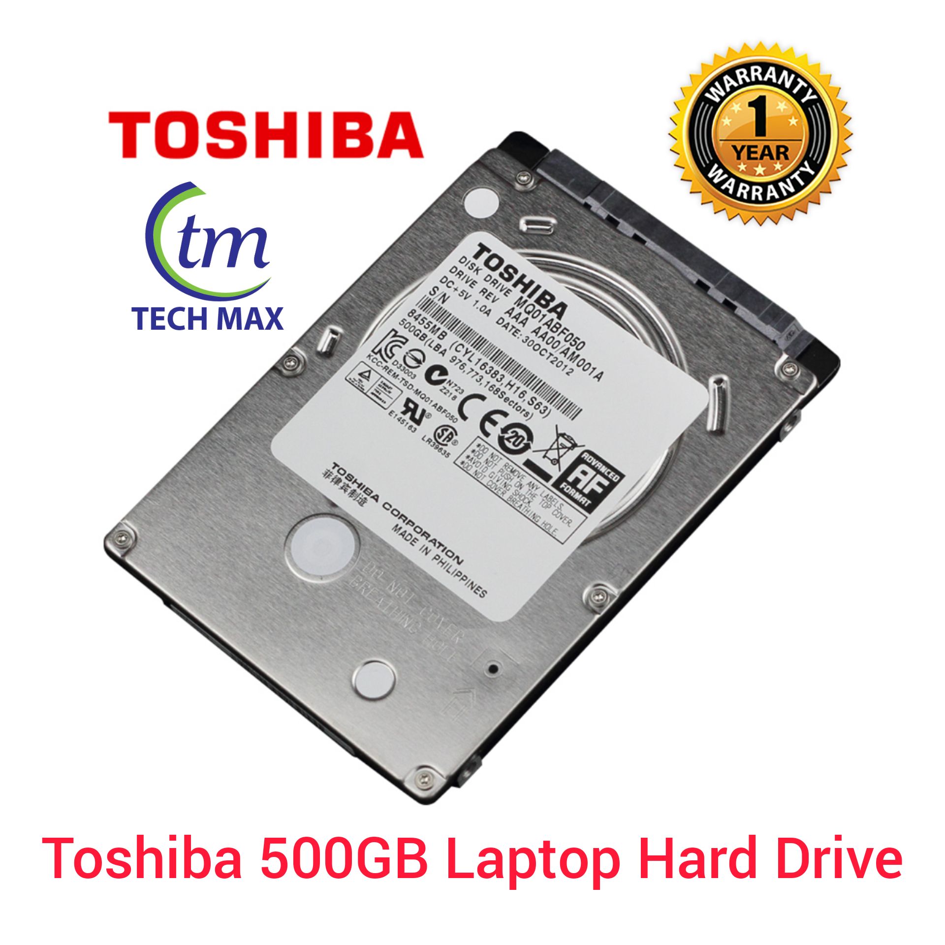 Toshiba Seagate 500GB Laptop HDD SATA 2.5 Inch Notebook Laptop Hard Drive