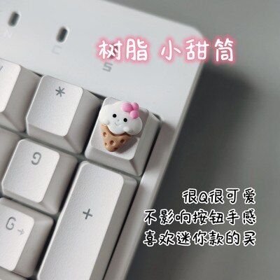 1pc  Gaming Accessories Mechanical Keyboard Keycap Personality Design Cartoon Axis Anim Keycap Cute Little cow little sheep