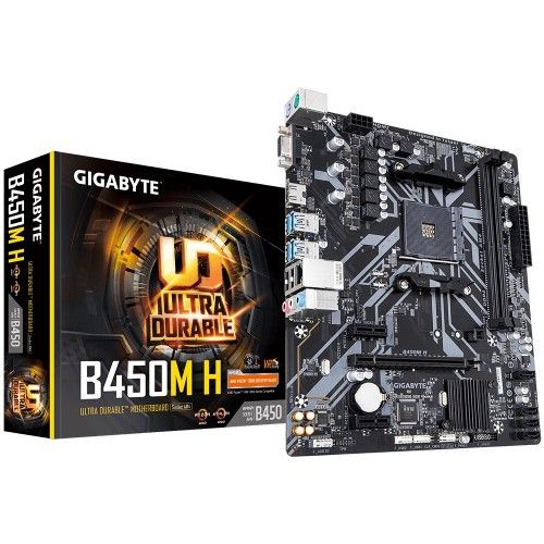 Gigabyte B450M H AMD Ultra Durable Motherboard