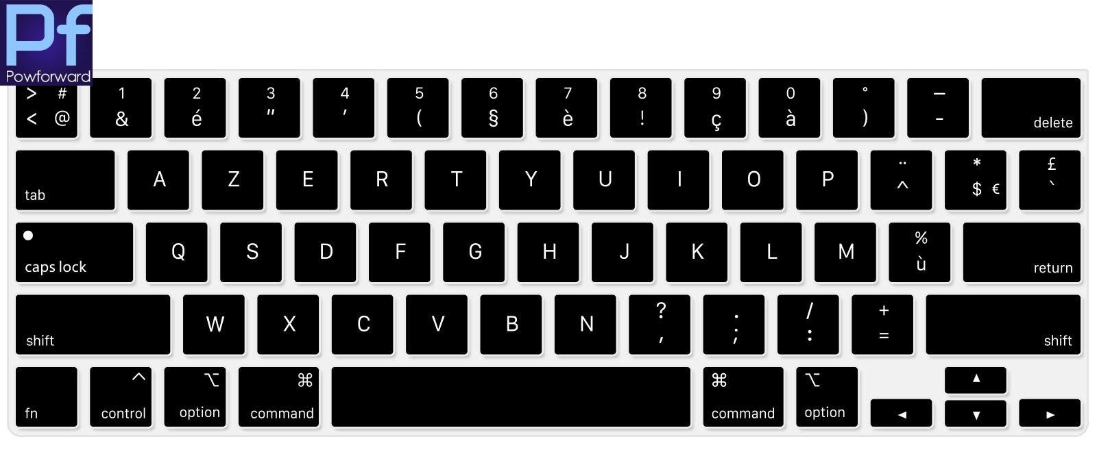 AZERTY Keyboard Cover Skin French Protector for MacBook Pro M1 13 inch 2020 A2289 A2251 A2338 2021 for MacBook Pro 16" A2141