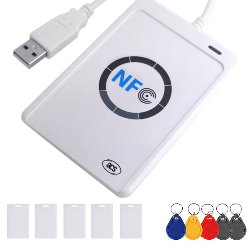 NFC Reader ACR122U USB Contactless Smart IC Card Writer and Reader Smart RFID Copier Duplicator UID Changeable Tag Card