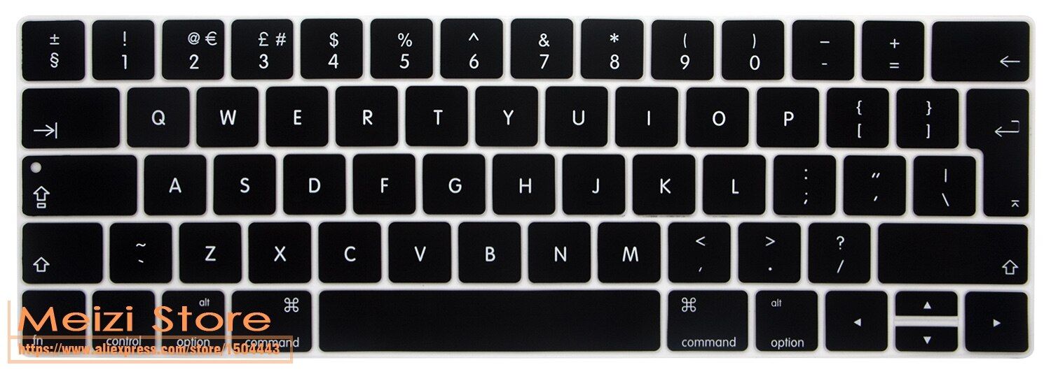 Silicone Laptop Keyboard Cover For 2016  Macbook Pro 13 Inch / 15 Inch with touchbar EU Version A1706 A1707