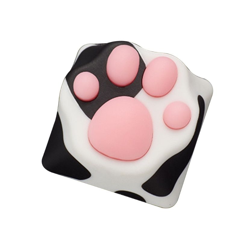 ABS Silicone Cat Paws Pad Mechanical Keyboard KeyCaps for cherry MX Switches N0HC