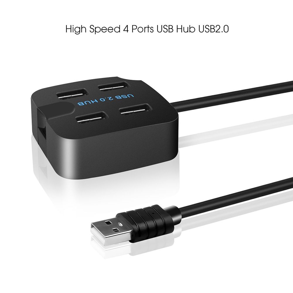 kebidu USB3.0 HUB 5Gbps Super Speed 4 Ports USB HUB Portable USB 2.0 Charging Splitter For Multi-USB PC Laptop with Phone Holder