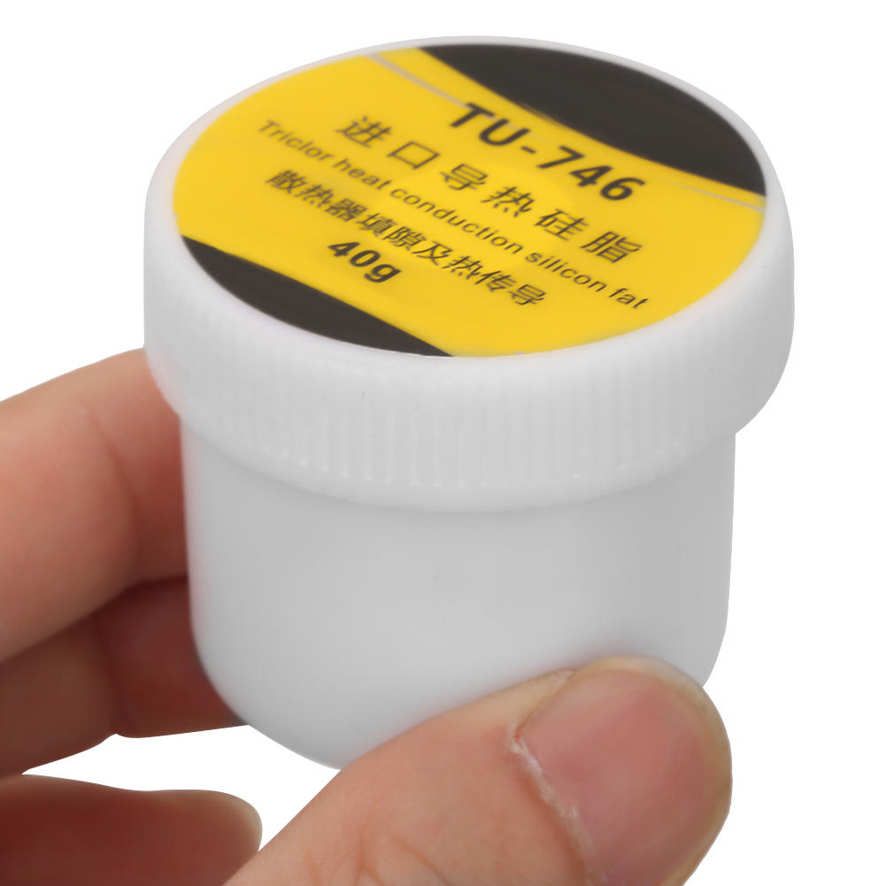 Thermal Paste 40g Conductive Grease Silicone Compound for CPU GPU Heatsink White