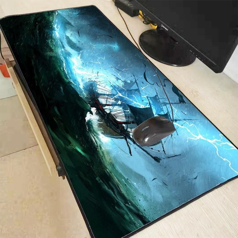 Lightning Ship Storm Mouse Pads S/M/L notebook keyboard pad accurate-control softy play mat for games
