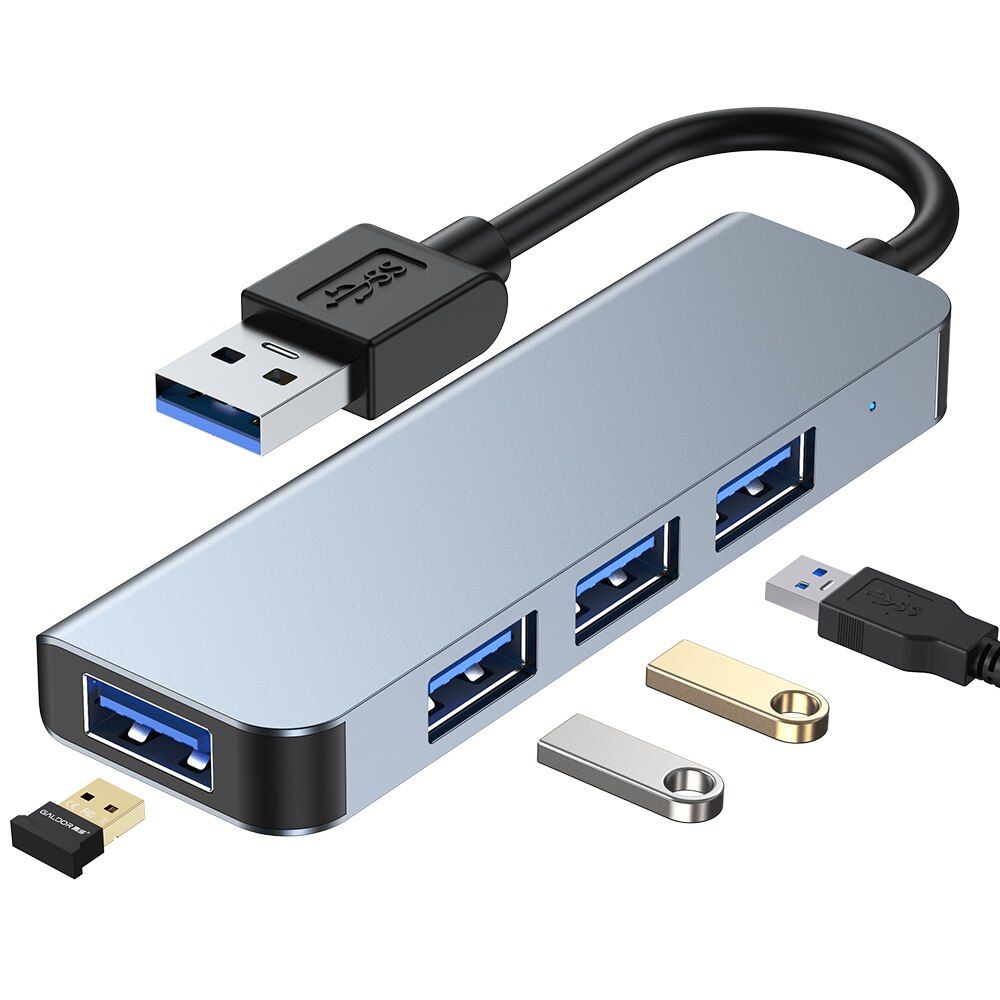 USB C HUB Type C to 4 Port USB Splitter Up to 5Gbps High Speed for MacBook Laptop USB Extender Expander PC Compture Accessories