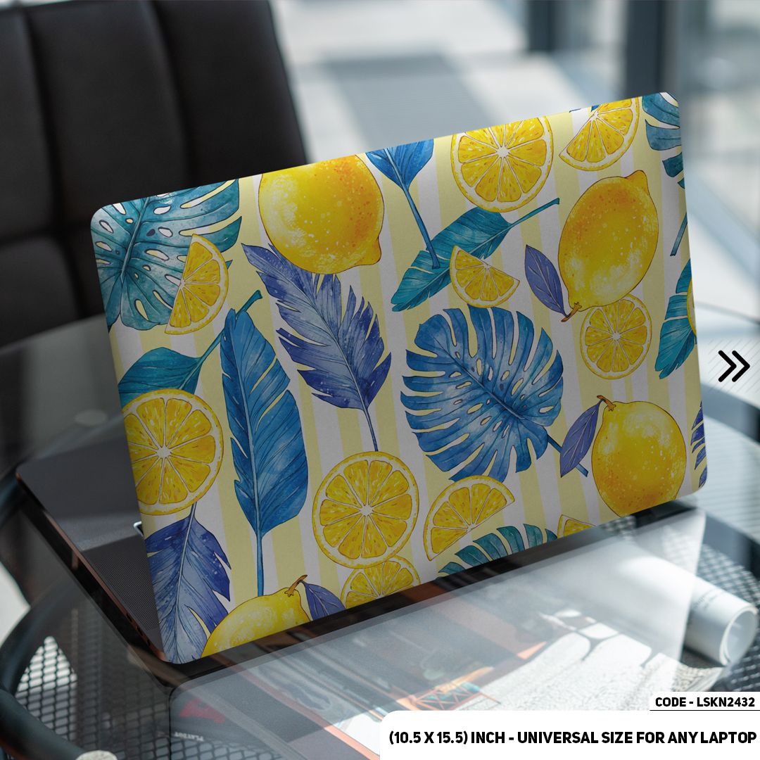 LSKN2432 - Flower Pattern Floral Design Laptop Skin Decal Sticker For Any Kind of Laptop Waterproof Removable Laptop Sticker (10.5X15.5) - Handy Commodity